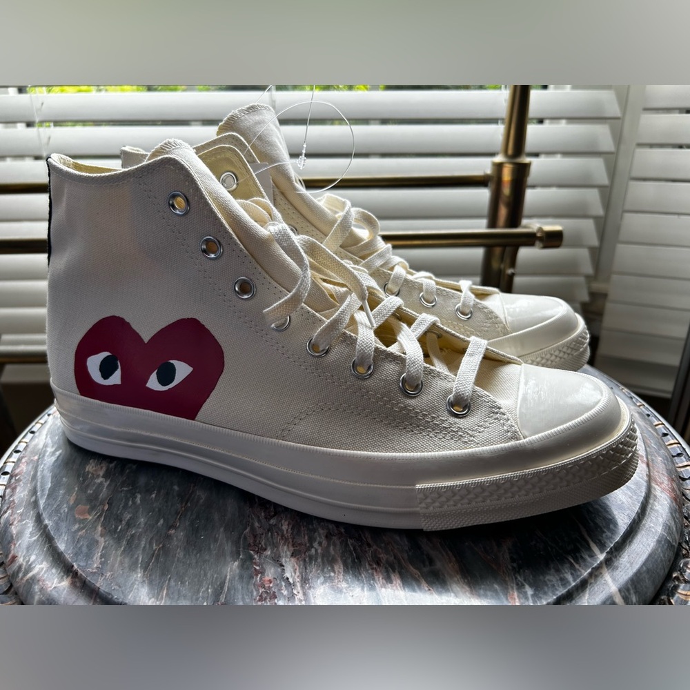 Converse x Comme des Garcons PLAY High-Top Sneakers